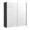 Kartell Arc 600mm Mirror Cabinet Matt Graphite
