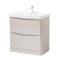 Kartell Arc 800x460mm Floor Standing Unit Matt Cashmere