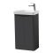 Kartell Arc 500x290mm Floor Standing Cloak Unit Matt Graphite