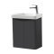 Kartell Arc 500x290mm Wall Mounted Cloak Unit Matt Graphite