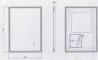 Kartell Avening 500x700mm Acrylic Edge