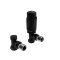 Kartell Design Twin Pack TRV Black Angled