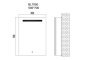 Kartell Blenheim 700x500mm Cabinet Single Door - with extras
