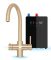 Kartell Brewmaster Brushed Gold 4-1 square tap with digital tank