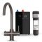Kartell Brewmaster Gunmetal 4-1 swan tap with digital tank