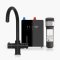 Kartell Brewmaster Matt Black 4-1 swan tap with digital tank - 4 Litre tank