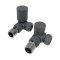 Kartell Corner Valve 15mm (Pair) - Anthracite