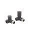 Kartell Corner Valve 15mm (Pair) - Textured Grey