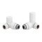 Kartell Corner Valve 15mm (Pair) - White