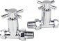 Kartell Cross Head Rad Valve Straight (Pair)