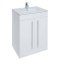 Kartell Purity/Matrix 600mm 2 Door Floor Standing Unit White