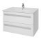 Kartell Purity 800mm 2 Drawer Wall Mounted Unit White