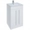 Kartell Purity 390. 500mm 2 Door Floor Standing Unit White