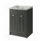 Kartell Astley 600mm Floor Standing 2 Door Unit Matt Grey