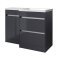 Kartell City Matrix WC Unit Storm Grey Gloss