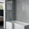 Kartell Koncept L Shaped Elite Shower Bath Screen