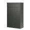 Kartell Kore 500mm WC Unit Matt Dark Grey