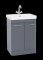 Kartell Options 24 600mm 2 Door Unit Cool Grey