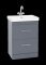 Kartell Options 24 600mm 2 Drawer Unit Cool Grey