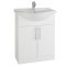Kartell Ceramic Basin 650mm 1 Tap Hole