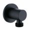 Kartell Nero Round Outlet Elbow Matt Black