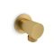 Kartell Round Outlet Elbow Brushed Brass