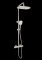Kartell Kolt Shower with Sliding Handset and Drench Head Nickel
