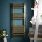 Kartell 22mm Straight Towel Rail 500mm x 1600mm - Brushed Brass