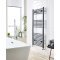 Kartell 22mm Straight Towel Rail 600mm x 800mm - Textured Grey
