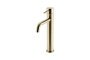 Kartell Ottone Hi-Rise Mono Basin Mixer Brushed Brass