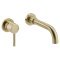 Kartell Ottone Wall Mounted Basin Mixer Brushed Brass
