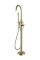 Kartell Ottone Freestanding Bath Shower Mixer Brushed Brass