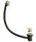 Kartell Easyclean Sprung Bath Waste Brushed Brass