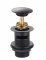 Kartell Easyclean Basin Clicker Waste (Slotted) Matt Black