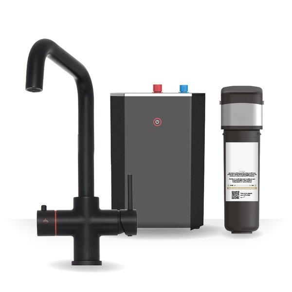 Kartell Brewmaster Matt Black 3-1 square tap with standard tank