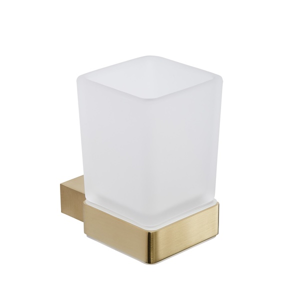 Kartell K-Vit Premium Tumbler Holder Brushed Brass