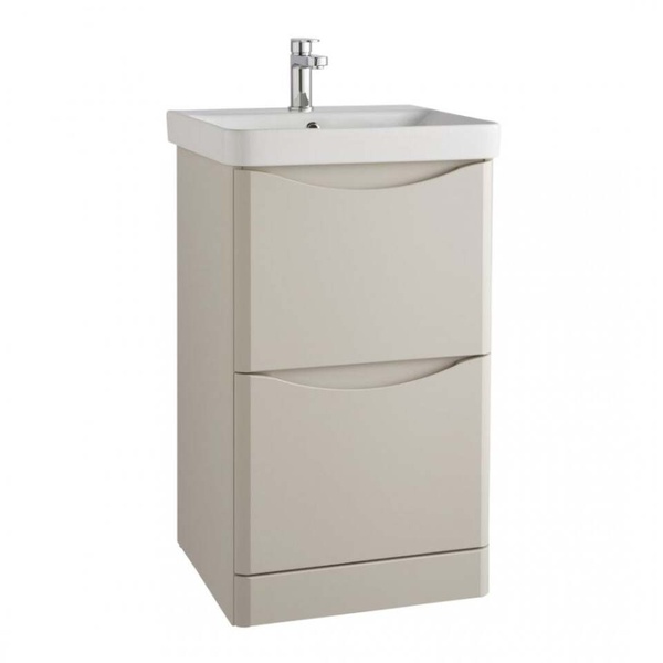 Kartell Arc 500x460mm Floor Standing 2 Drawer Unit Matt Cashmere
