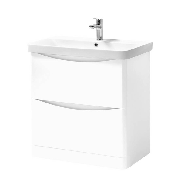Kartell Arc 800x460mm Floor Standing Unit White