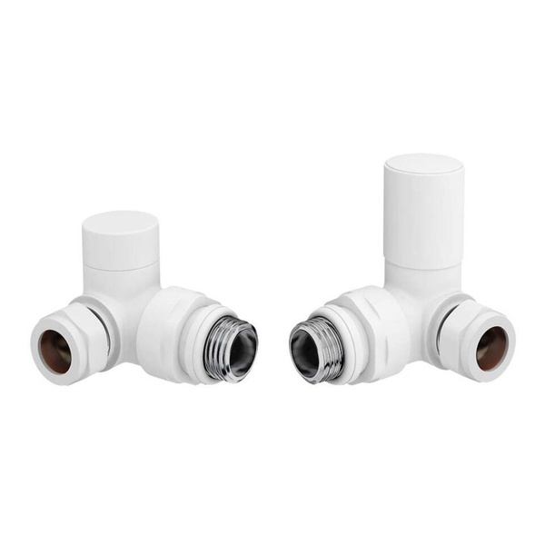 Kartell Corner Valve 15mm (Pair) - White