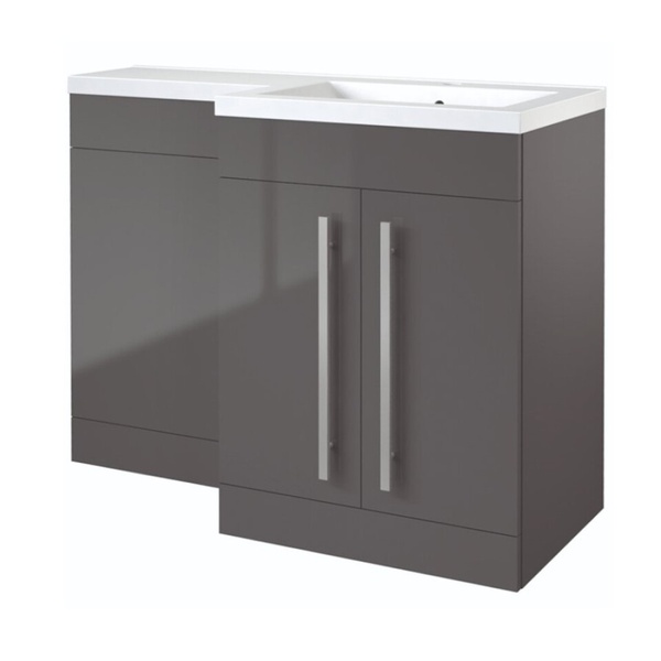 Kartell Matrix 500mm WC Unit Storm Grey Gloss