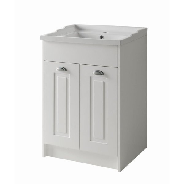 Kartell Astley 600mm Floor Standing 2 Door Unit Matt White