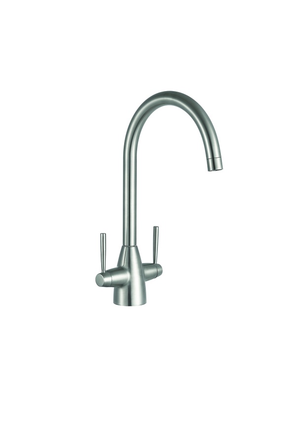 Kartell MODA MONO SINK MIXER BRUSHED STEEL