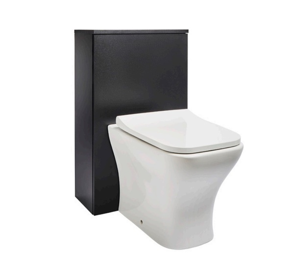 Kartell Purity Matt Black WC Unit