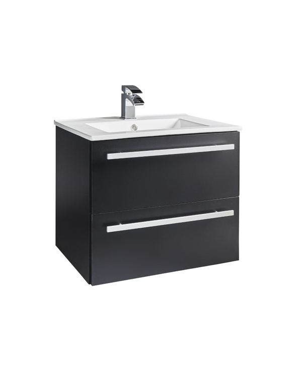 Kartell Purity Matt Black 600mm Wall Mounted Unit