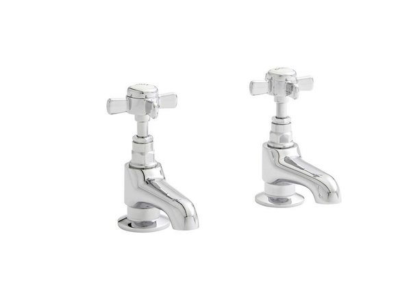 Kartell Klassique Pair Basin Pillar Taps