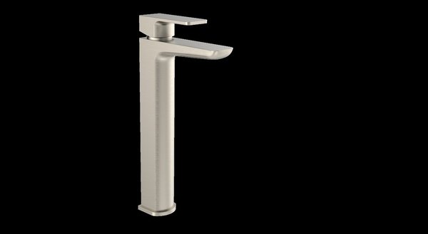 Kartell Kolt Hi-Rise Mono Basin Mixer Brushed Nickel