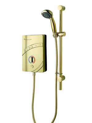 MX QI Electric Shower 8.5kW Gold