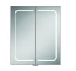 HiB Vapor 60 LED Demisting Mirrored Aluminium Bathroom Cabinet