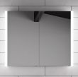 HiB Paragon 80 LED Demisting Mirrored Aluminium Bathroom Cabinet
