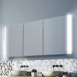 HiB Paragon 120 LED Demisting Mirrored Aluminium Bathroom Cabinet